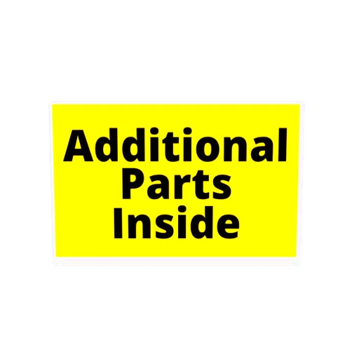 Labels and More Inc. Labels and More – Yellow Additional Parts Inside Stickers | Special Handling Warehouse Pallet Shipping Packaging Labels | 3