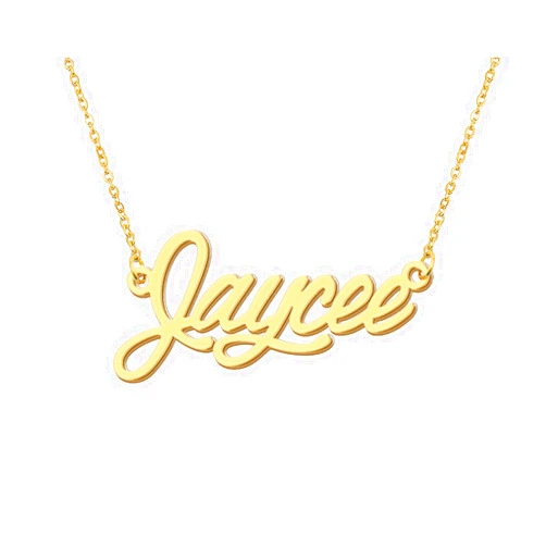 Aoloshow Personalized Name Necklace Custom Any Name Necklaces Jewelry for Womens New Mom Bridesmaid Gift