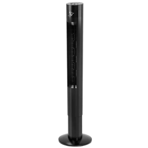 Antarctic Star Tower Fan Portable Electric Oscillating Fan Quiet Cooling Remote Control Standing Bladeless Floor Fans 3 Speeds Wind Modes Timer Bedroom Office (43 inch, Black)