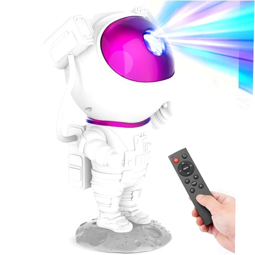 Mooyran Colorful Astronaut Galaxy Projector - Special Limited Edition Star Lights for Bedroom Astronaut Space Projector, Starry Ceiling Lamp with Timer & Remote, Adults Room Decor
