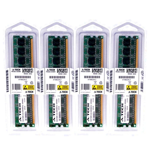 A-Tech 16GB KIT 4X 4GB Gateway SX Desktop SX2370-UR10P SX2370-UR11P SX2370-UR30P SX2370-US10P SX2380-UR318 SX2860-43M SX2860-55 SX2860-CI5-2400 DIMM DDR3 Non-ECC PC3-10600 1333MHz RAM Memory