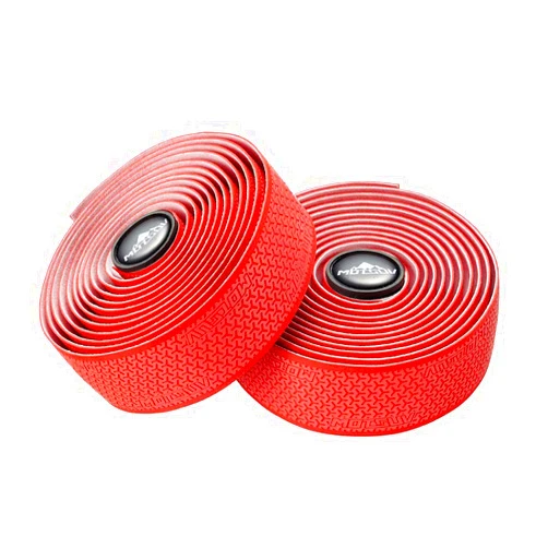 VXM Bike Handlebar Tape,Road Bicycle Bar Tape, PU Leather + EVA,Cycling Handle Grip Wrap-2 Rolls (red)