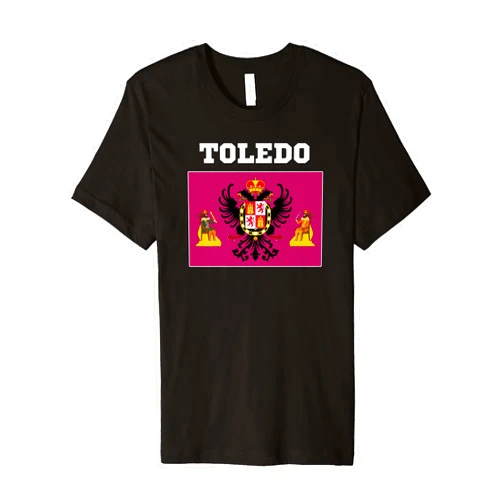 Toledo National Pride Spain Tees Toledo Flag souvenir Gift Spain Premium T-Shirt