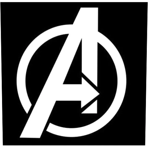 Ranger Products Avengers Sticker Vinyl Decal - Marvel Comics Superheroes A Logo Car Window Truck, Die cut vinyl decal for windows, cars, trucks, tool boxes, laptops, MacBook - virtually any hard, smooth surface