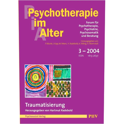 German Edition by Peter Bäurle (Editor), Johannes Kipp (Editor), Meinolf Peters (Editor) & 0 more Psychotherapie im Alter Nr. 3: Traumatisierung, herausgegeben von Hartmut Radebold (German Edition)