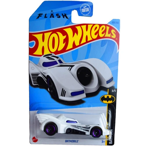 Hot Wheels Batmobile, Batman 3/5 [White] 103/250