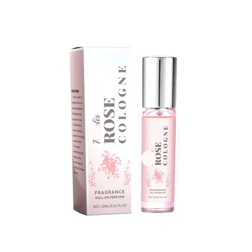 TS TAC-SKY Elegant Rose Roll-On Perfume For Women - Long-Lasting Light Fragrance, Fresh Floral Scent, Portable & Refreshing(3PCS)