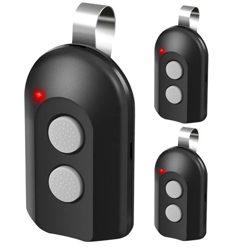 LARSEBEI Universal Garage Door Opener Remote, 3 pcs Replacement, Compatible with LiftMaster Chamberlain Craftsman, ACSCTG Type 1 2 3, 2 Buttons