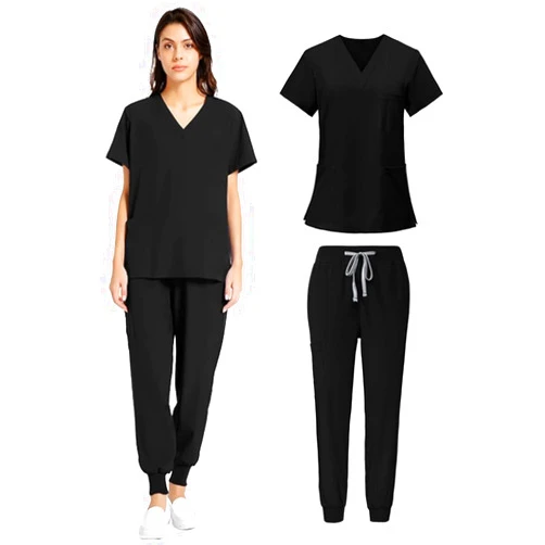 RAYGARD Scrubs Medical Uniform - Women and Man Scrubs Set Top and Pants