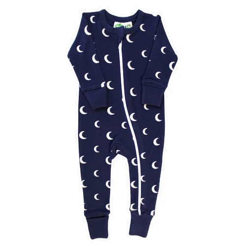 PARADE Organic Signature Print '2-Way' Zip Romper - Holiday