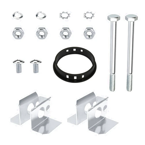 GJK Padlock Fastener Kit Fit for Delta Jobox, 15-Piece Set with O-Rings, Clips, Nuts, Bolts, Steel, Portable, Lock Kit