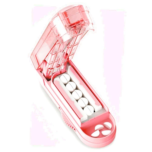 DEPAD Pill Cutter Splitter for Cutting Multiple Pills, Adjustable Pill Cutter Splitter for Small and Tiny Pills with Accurate Alignment, for Small or Large Tablets with Sharp Safe Blade