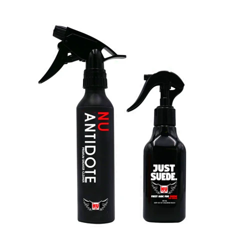NULIFE KICKS Shoe Cleaner Bundle - Cleaner for White Shoes and Suede Cleaner, Leather and Suede Conditioner, Aged Yellowing Removal Spray, Shoe Cleaning Kit, Spot Clean Carpets, Shoes, Car Interior