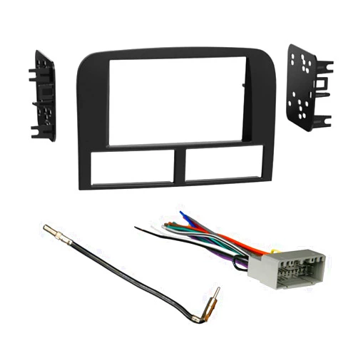 Metra 95-6546B Double DIN Dash Kit with Harness + Antenna Combo for Select Jeep Grand Cherokee 2002-2004