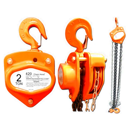 American Power Pull - 2 Ton Chain Block W/ 15 Lift (420-15)