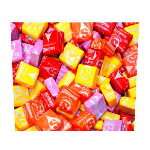 Smiling Sweets Star Burst Original Fruit Chews - 2 Pounds of Fruit Chews - Smiling Sweets - Classic Flavors of Cherry, Strawberry, Lemon, and Orange - Bulk Candy Approximately 200 Pieces