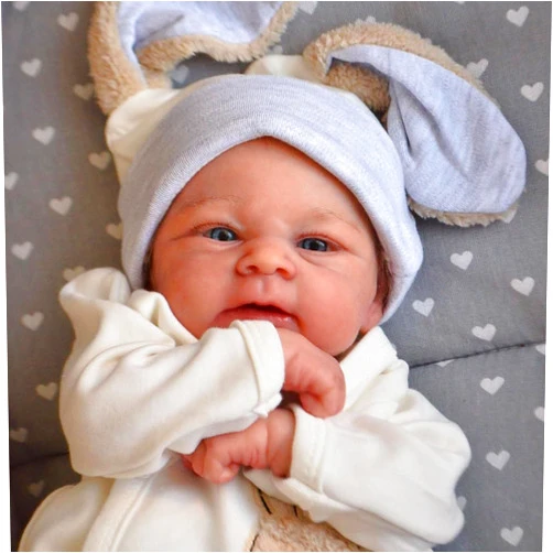 Zero Pam Lifelike Reborn Baby Dolls 17 in Realistic Baby Dolls Preemie Babies Silicone Baby Doll That Look Real Looking Newborn Baby Soft Reborn Dolls