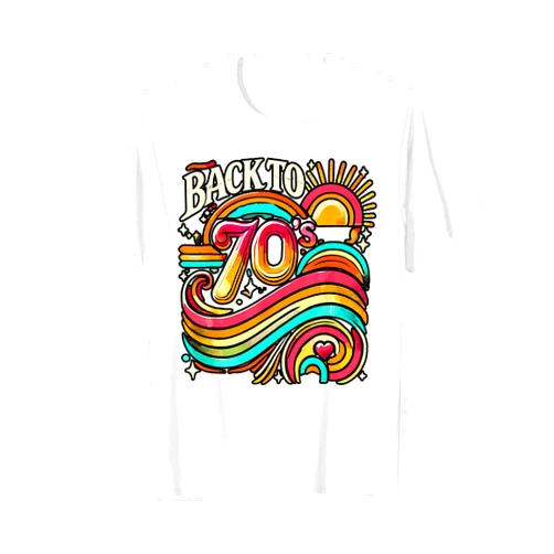 Vintage Seventies Retro Party Style Retro Seventies Style for Music Fan Nostalgic Lovers T-Shirt