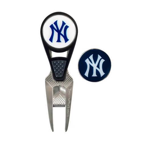 Team Effort MLB CVX Ball Mark Repair Tool & 2 Ball Markers