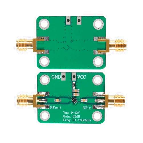 HiLetgo 0.1-2000MHz RF WideBand Amplifier 30dB High Gain Low Noise LNA Amplifier