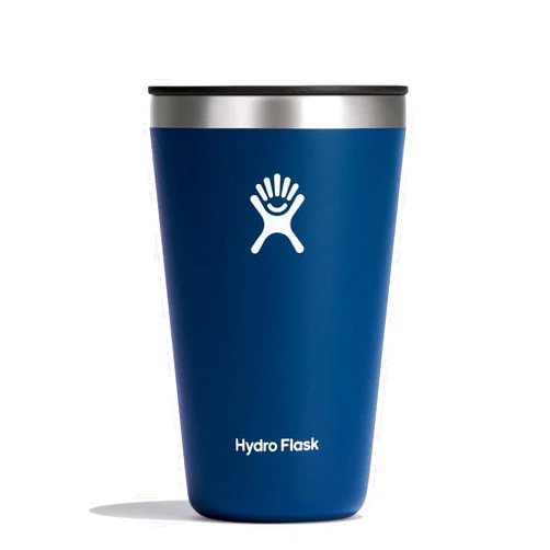 Hydro Flask Stainless Steel 16 OZ All Around Tumbler Indigo, Dishwasher Safe