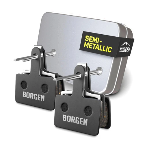Borgen 2 Pairs Bike Brake Pads, Bicycle Brake Pads Compatible with Tektro TRP Bicycle Brakes Pads Suitable for Auriga, Orion, Gemini, Draco/Hylex, Hywire