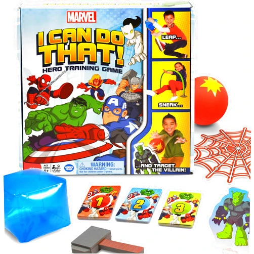 Wonder Forge Marvel I Can Do That! Game - Exciting Superhero Activity Game | Engaging Family Fun | Promotes Physical, Social and Creative Skills