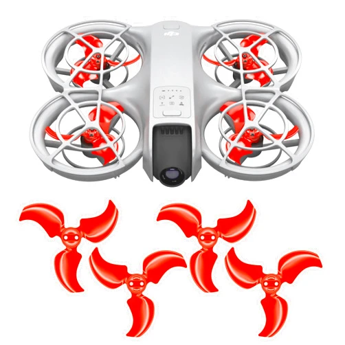 Master Airscrew Stealth Propellers for DJI Neo - Red, 4 pcs