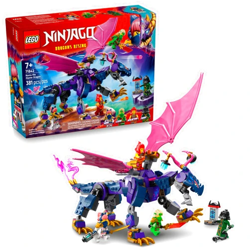 LEGO NINJAGO Rontu The Master Dragon Building Toy - Dragons Rising Model Building Kit for Boys & Girls, Ages 7+ - Kids Toy W/ 4 Ninja Minifigures & Dragon Figurine - Gift Idea for Birthdays - 71842