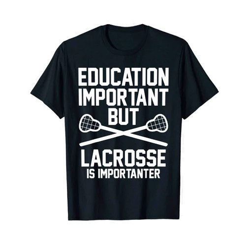 Hobby Occupation American Ballsports Stick Gifts Lacrosse LAX Player Coach Gift Team Ball Sport Field Goal T-Shirt