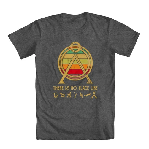 GEEK TEEZ Stargate Inspired No Place Like Home Men's T-Shirt