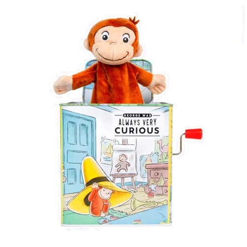 Kids Preferred Curious George Jack-in-The-Box - Musical Toy for Babies