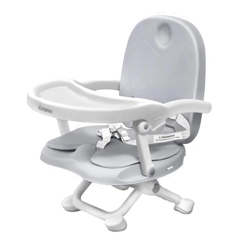 UBRAVOO Baby Booster Seat for Dining Table with Removable Tray & Cushion, 3in1 Portable Toddler Booster Seat, 4 Height Adjustable Travel High Chair for Babies and Toddlers