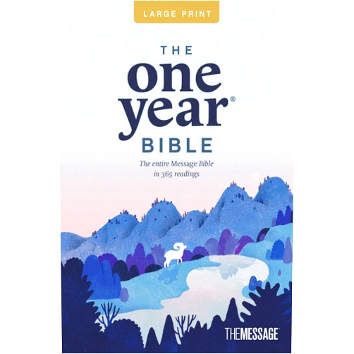 Eugene H. Peterson The One Year Bible The Message, Large Print Thinline Edition (Softcover)