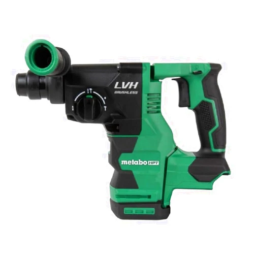 Metabo HPT 18V MultiVolt™ Rotary Hammer | Tool Only - No Battery | 1-1/32-Inch Capacity | SDS Plus | Low Vibration Handle | Reactive Force Control | DH1826DAQ4