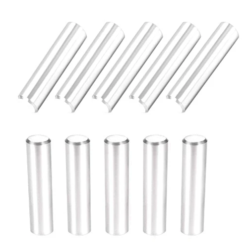 MOZX Dowel Pin,Shelf Support Pin,20 Pcs Stainless Steel Dowel Pins, 6Mm Cylindrical Shape Locating Dowel for Wooden Products, Bookshelves and Engineering,Length 75mm ( Size : Length 120mm )