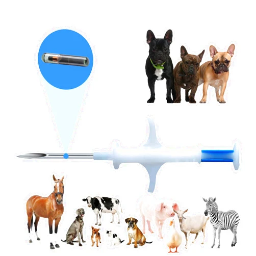 Manruta Microchip for Dogs and Cats 20 Pack Animal Identification Syringe Preload ISO 11784/11785 FDX-B Universal Standard for Pets Horse Cow Pig Management(2.12X12mm Microchip)
