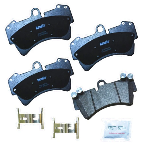 Bendix Priority1 CFM1014 Semi-Metallic Front Brake Pads for Audi Q7 2015-2007, Porsche Cayenne 2006-2003, Cayenne 2009-2008, Volkswagen Touareg 2008-2004, Touareg 2010