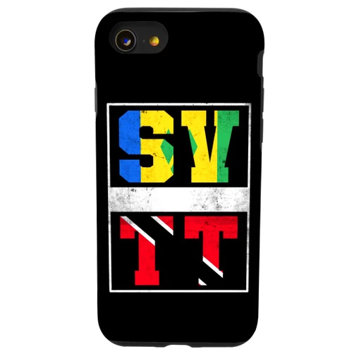 Heritage Trinidad Tobago and Vincent iPhone SE (2020) / 7 / 8 Trinidad Tobago and Vincent Mix Trinidadian Vincentian Roots Case