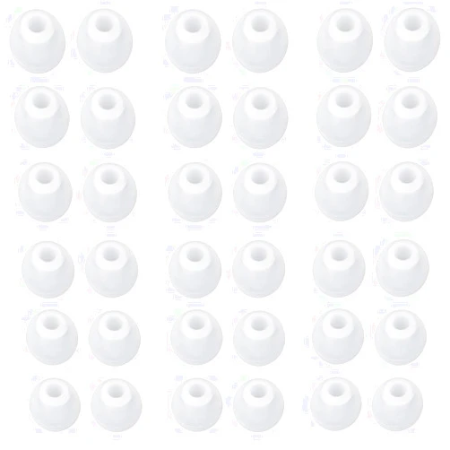 SNHTLS Ear Tips for in-Ear Headphones Replacement Earbud Tips Silicone Earbuds Tips Eartips in-Ear Earbuds(Fit in Inner Hole 4.5mm in-Ear Headphones) 18 Pairs S/M/L