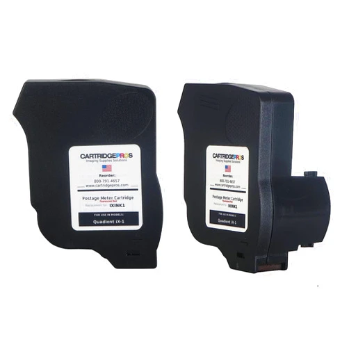Cartridge Pros 2-Pack Made in The USA IXINK1 Red Ink Cartridge for iX-1 Postage Meters