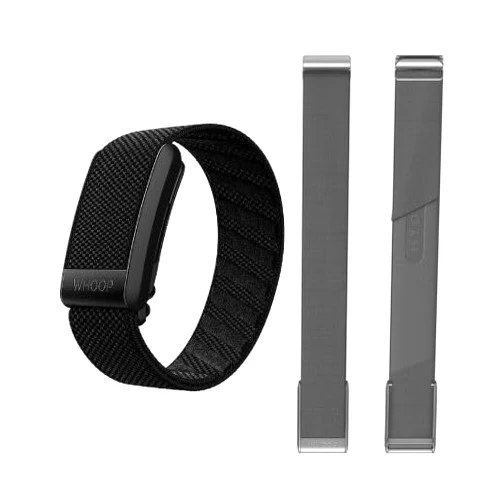 WHOOP 4.0 with 12 Month Subscription – Wearable Health, Fitness & Activity Tracker – Continuous Monitoring, Performance Optimization, Heart Rate Tracking and HydroKnit Wrist Band, Storm Grey