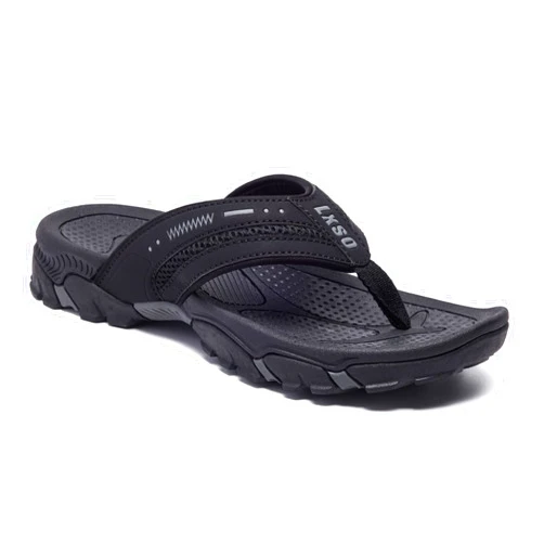 Lxso Flip Flops for Men Beach Thong Sandals with Arch Support Water Resistant Slippers Shower Shoes
