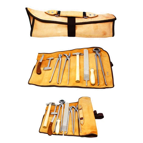 Professional Equine Horse Farrier Tool Kit Grooming Hoof Bot Shoe Puller Nipper Rasp 984109