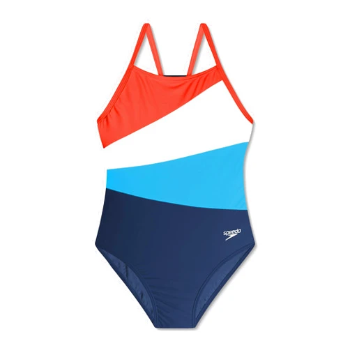 Speedo Girl's Swimsuit One Piece Thin Straps