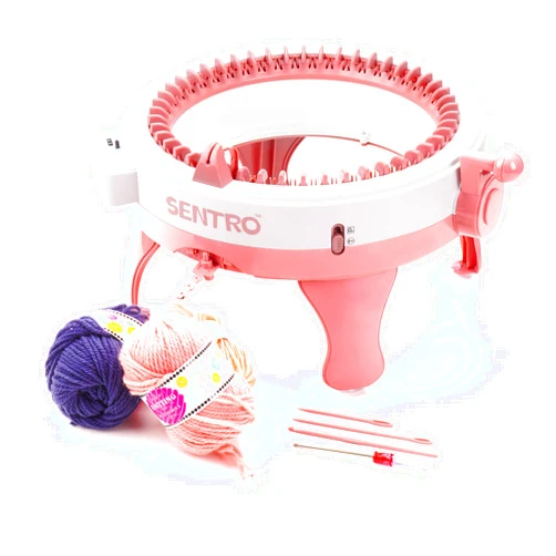 RVtiooy SENTRO Knitting Machines, 48 Needles Knitting Machine with Row Counter, Christmas/New Year/Birthday Gifts, Knitting Machine for Adults/Kids DIY Scarf Hat Sock (S48)