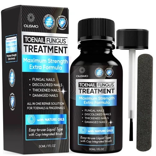 OLISMO Toenail Fungus Treatment, Nail Fungus Treatment for Toenail, Toe Nail Fungus Treatment Extra Strength for Woman and Man, Nail Fungus Treatment 30ML (1 FLOZ)