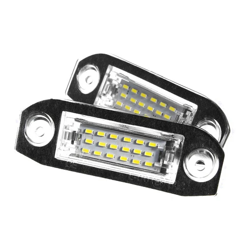 Yongyundi plate light 2Pcs Car LED Number License Plate Light Lamp for Volvo S80 XC90 S40 V60 XC60 S60 C70 V50 XC70 V70