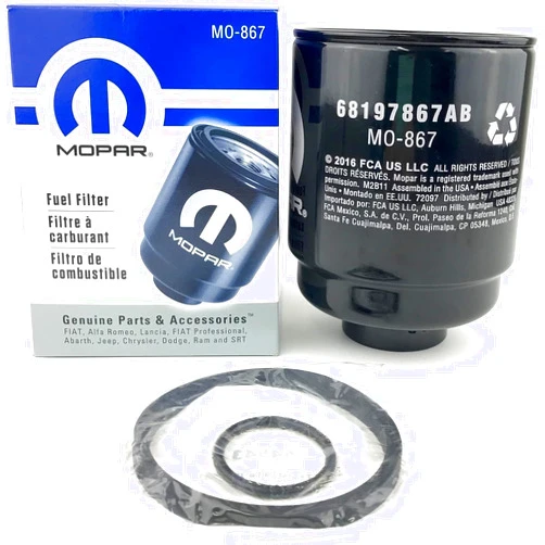 Mopar Fuel/Water Separator Filter Kit (68197867AB)