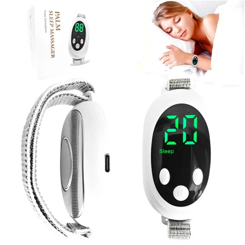 VOOKLDOP Handheld Sleep Aid Device, Anxiety Device, Relief Anxiety Help Sleep, Promotes Rest, USB Rechargeable